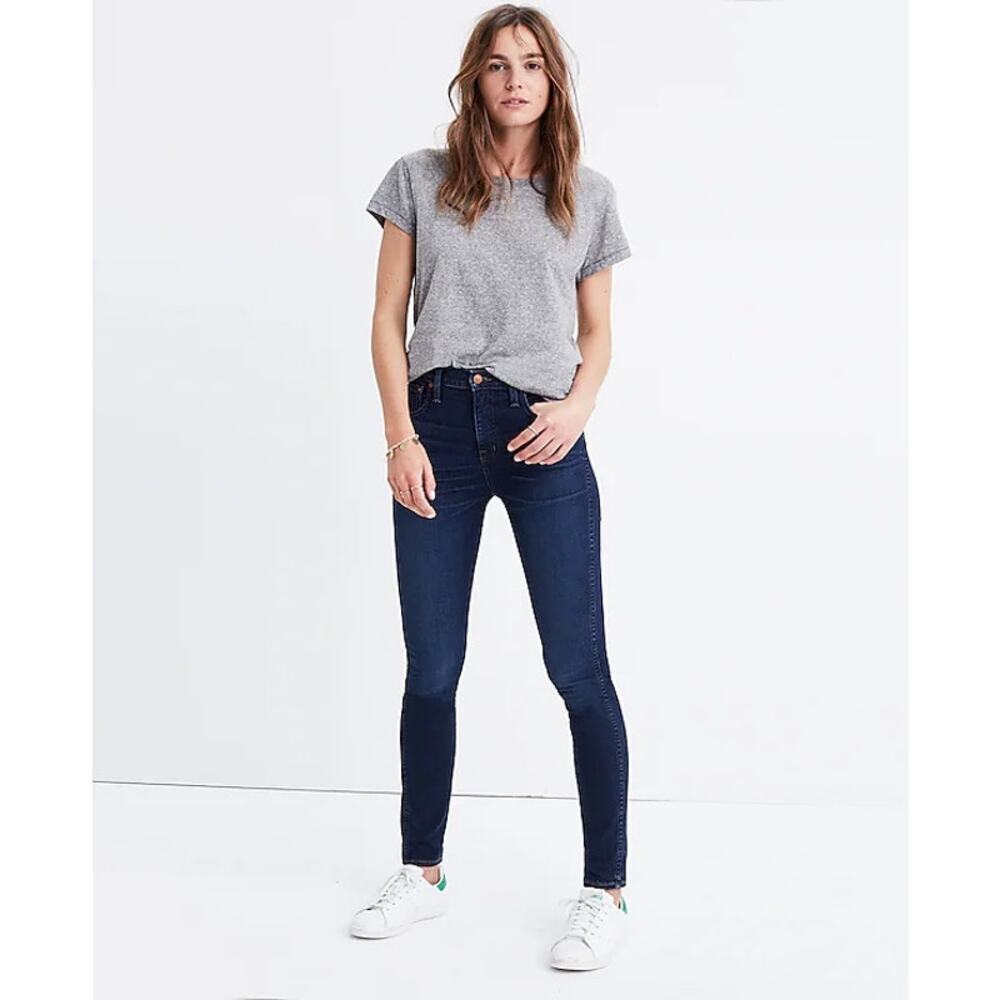 Madewell Dark Wash 10" High Rise Skinny Jeans Size 27